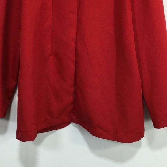 Pretty Little Thing Single Breasted Oversized Blazer, Women's Size 12 {US} - Red - Picture 12 of 12